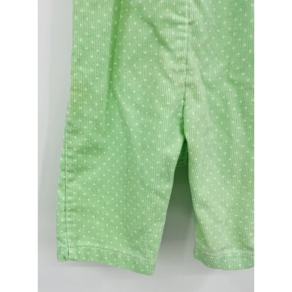 Vintage Healthtex Polka Dot Corduroy Overalls Size 3 Months Ruffles